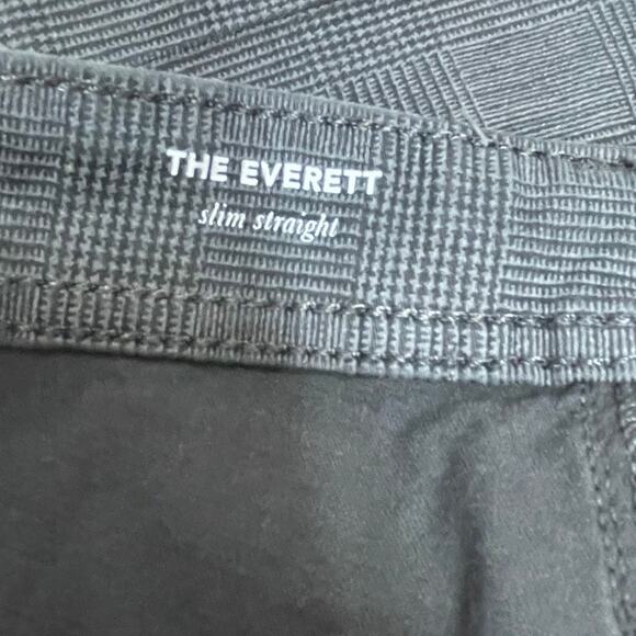 AG Adriano Goldschmied The Everett Slim Straight Gray Plaid Pants Men's 38 x 34 - Picture 3 of 9